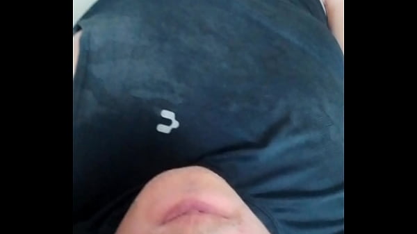 Image Cumming, eating my own cum, jacking off my uncircumcised cock, full body view. September 30, 2024.