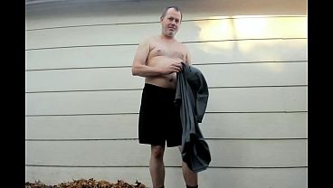Image I strip naked outside