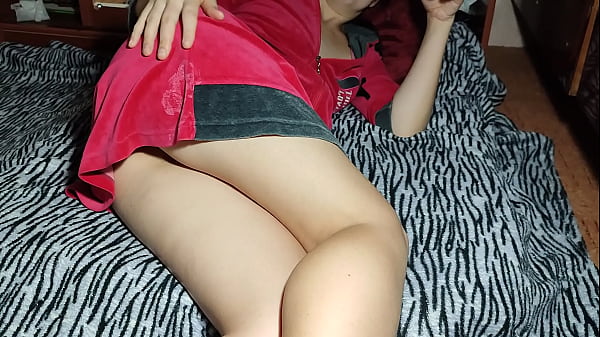 Image She has an anal plug in her tight anus to keep her pussy horny during masturbation.