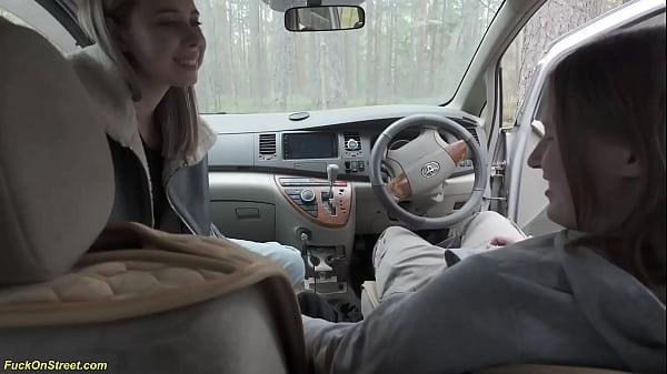Image couple fucks on the roadside in the car