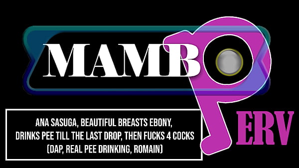 Image Ana Sasuga, beautiful breasts ebony, drinks pee till the last drop, then fucks 4 cocks (DAP, Anal, DP, 4on1, real Pee drinking, rimming, romain) OB416