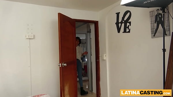 Image Little Latina can mount a large dick like she is a cowgirl in a rodeo