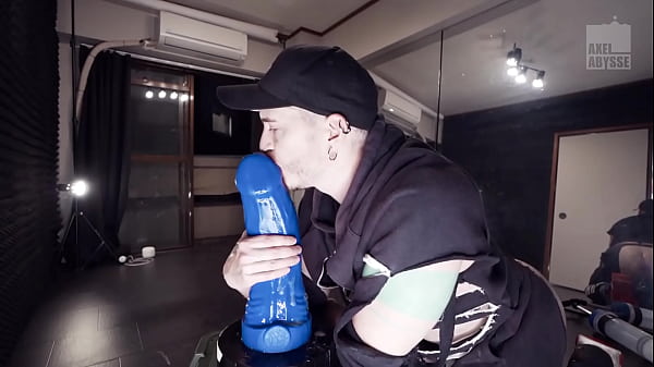 Image Horny Axel Abysse Rides Monster Dildo After Solo Fisting