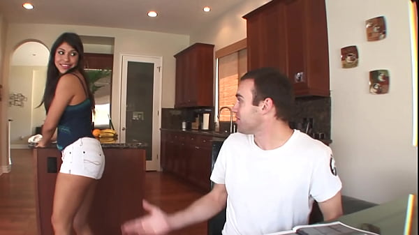 Image hairy pussy cleaning lady anal fuck in the kitchen