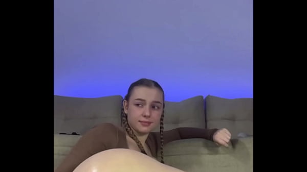 Image First time anal fuck with big dildo