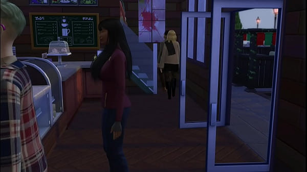 Image Coffee with a friend a guy fucks a girl in the bathroom