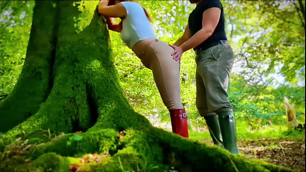 Image Analised and Spanked in the Forest