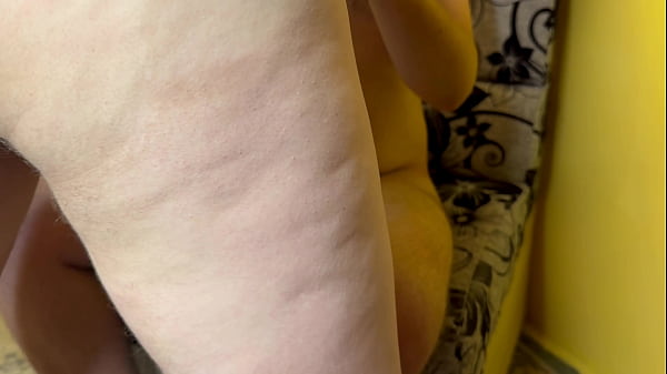 Image BBW MILF with big boobs accidentally taking creampie inside her hairy pussy in cowgirl position