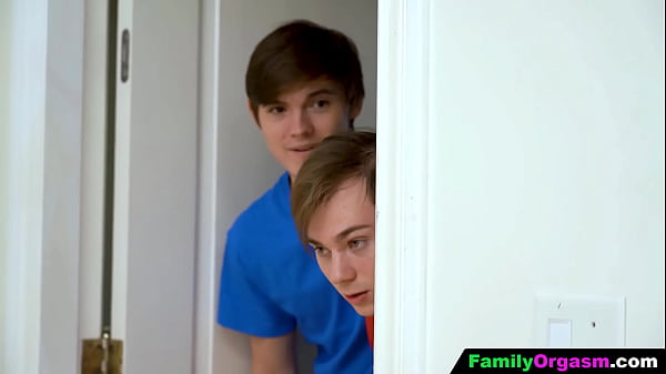 Image FamilyOrgasm - Stepbros Peeping their Bi Stepsisters