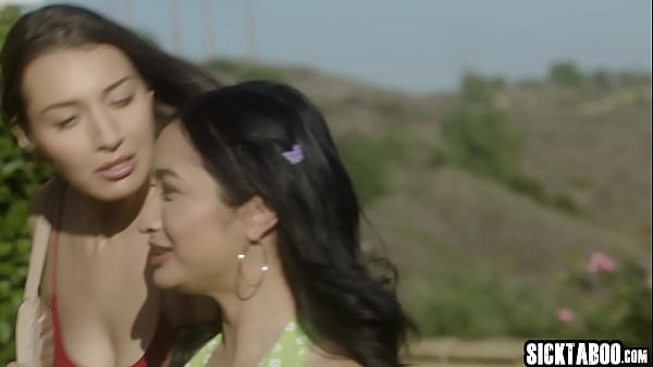 Image Asian Avery Black and Bella Rolland getting fucked after they gave a perfect blowjob