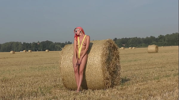 Image Yellow slingshot bikini on the field