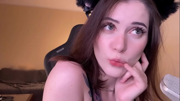 Image Ball gagged teen is getting super horny
