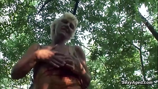 Image Hairy pussy granny fucked in the woods by big cock secret lover