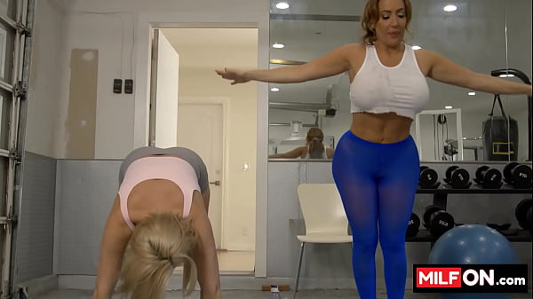Image Double milf trouble at the gym - blowjobs and wet pussies - Ryan Keely, Richelle Ryan, Ricky Spanish