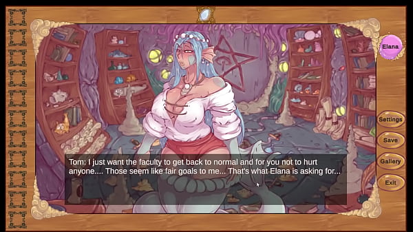 Image Magic Dorm 2 [ Psychedelic HENTAI game ] Ep.1 weird goddess of SEX have to save the world !