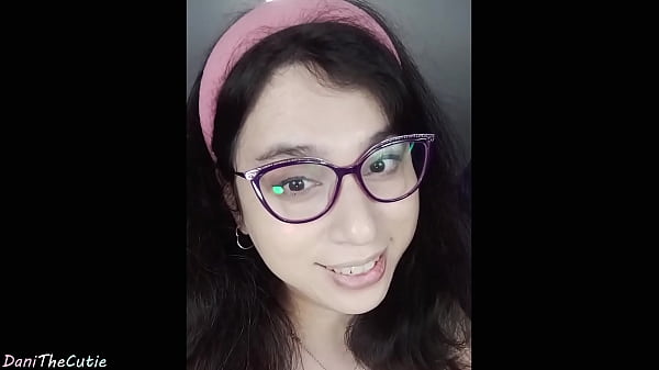 Image cute tgirl DaniTheCutie tries holding in a dildo but it falls off too quickly