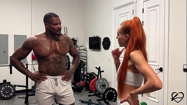 Image BBC Gym Coach Drilling His Client Tight Wet Pussy And Cumming In Her Mouth