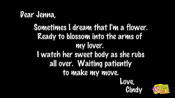 Image Cindy dreamt of being a flower ready to blossom and having lesbian sex with Jenna