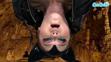 Image Camsoda - Hot Amateur Teen In Bat Costume Masturbates Upside Down Has Epic Orgasm