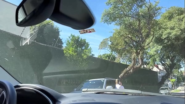 Image A stranger noticed that I was masturbating in the car and helped me cum