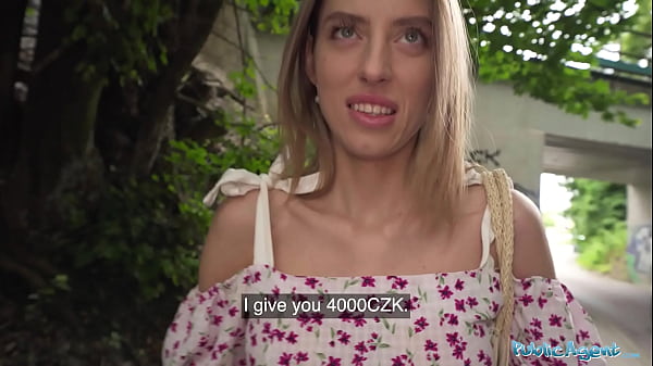Image Public Agent hot babe with the CUTIEST ass fucks outdoors in a PUBLIC place