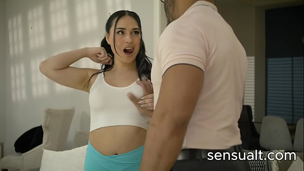Image Busty TS step daughter seduced by her stepdad and enjoy getting her dick sucked - Dillon Diaz, Ember Fiera