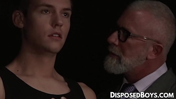Image DisposedBoys.com - Slim Jack Bailey oozed cum after getting fingered by hot old man Lance Charger