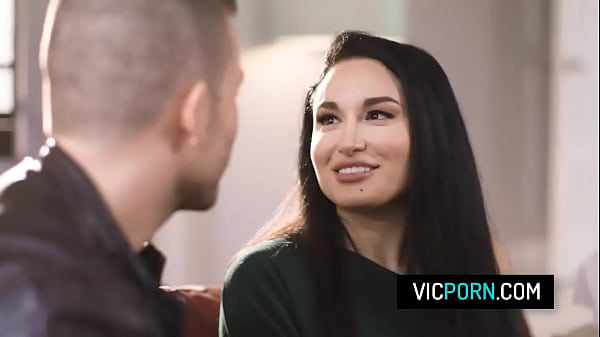 Image Hot brunette milf Gabi Paltrova fucks with her ex-husband's best friend