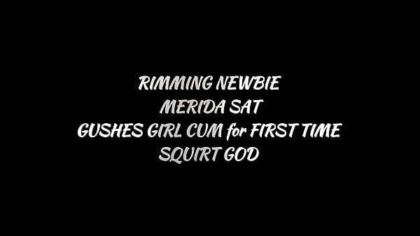 Image RIMMING NEWBIE Merida Sat GUSHES GIRL CUM for FIRST TIME &ndash_ SQUIRT GOD 4K