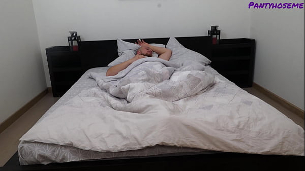 Image Brunette Married Slut Karina Wakes Up Her BWC Lover For A Fuck