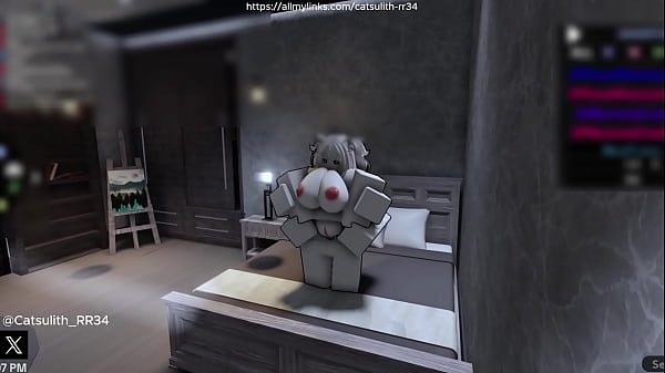 Image 'Quietly' Fucking a fan on the bed~