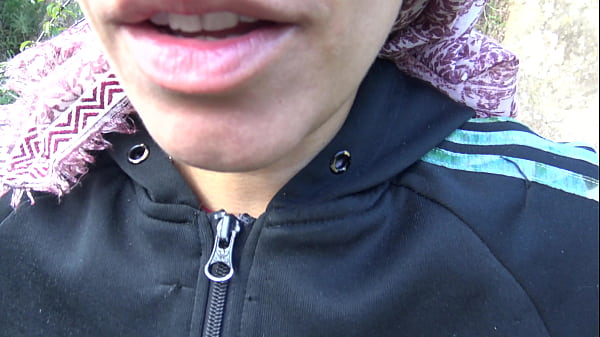 Image A submissive Turkish muslim cuckold wife has outdoor sex with horny stepson