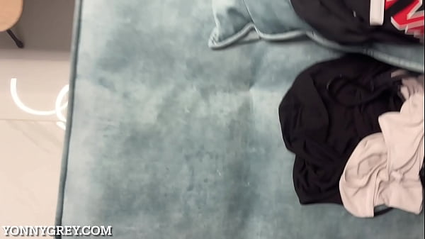 Image Real Backstage Blowjob during Solo Dildo Masturbation - Amateur POV Teen Blowjob