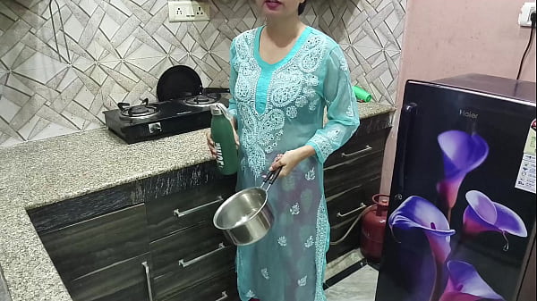 Image Desi Indian Big Boobs step Mom teaches her StepSon How to fuck in kitchen ( Hindi Audio )