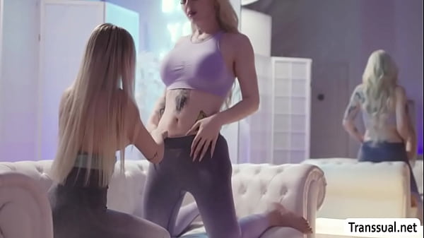 Image Delilah Day gets pink pussy fucked by TS Gracie