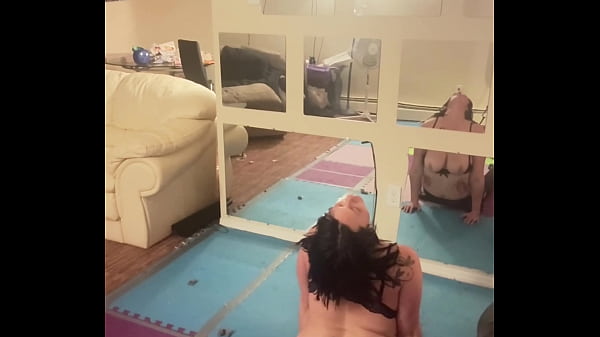 Image Sarah BJ Stretching In Lingerie