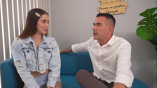 Image Perverted stepfather gives his stepdaughter a hot sex class when his wife is not at home