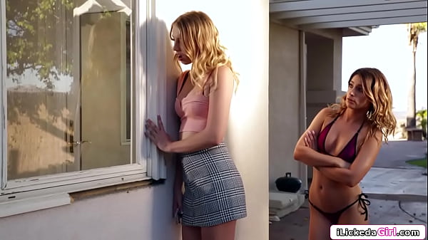 Image Lesbian babes welcome new sorority member by having foursome
