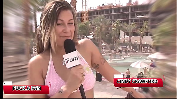 Image Busty Cindy Crawford Drains Joe's Massive Cock at Porn Convention!