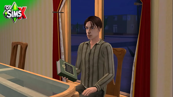 Image Estudando na casa do amigo nerd... | Laurindo Lindo e Francisco J. Granasobra | The Sims 2