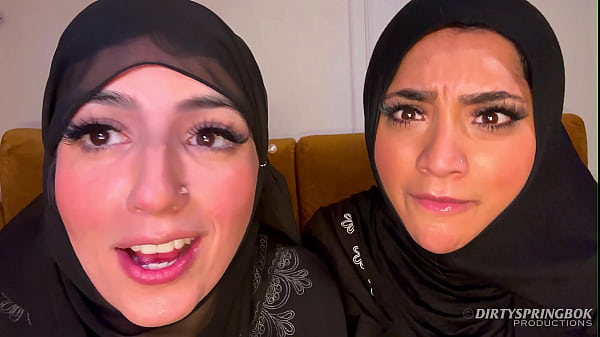 Image Two horny Hijabis help break your fast with a JOI