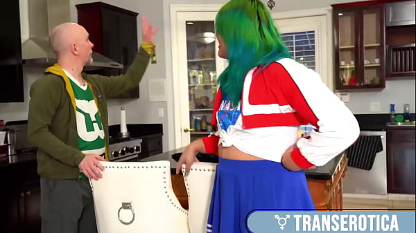 Image Chubby Trans Genesis Green & Gets Her Ass Banged By Hunk Kai Bailey!