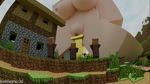 Image Villagers build giant dick with cum system for giant Jenny