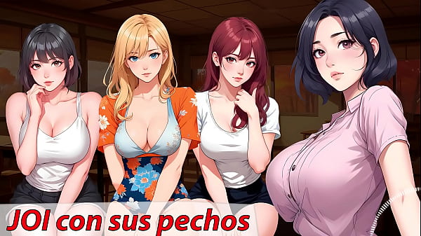 Image Audio JOI hentai. &iexcl_No te corras! Ellas quieren aprender a usar sus tetas contigo.