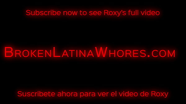 Image Thin Latina Roxy Gets Throatfucked Balls Deep Before Rough Anal