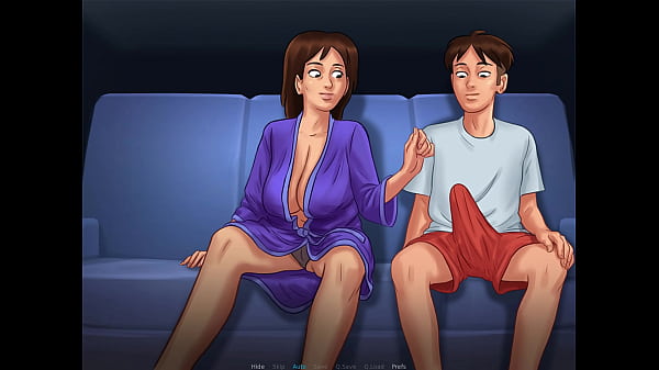 Image Let's Play - Summertime Saga, Blowjob on the couch