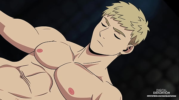 Image Delicious in Dungeon - Kabru and Chilchuck swallow Laios' big dick in a competition.