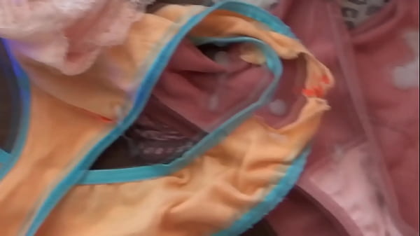 Image I cum on stepmom's face and mouth, on her hairy pussy and on her used panties