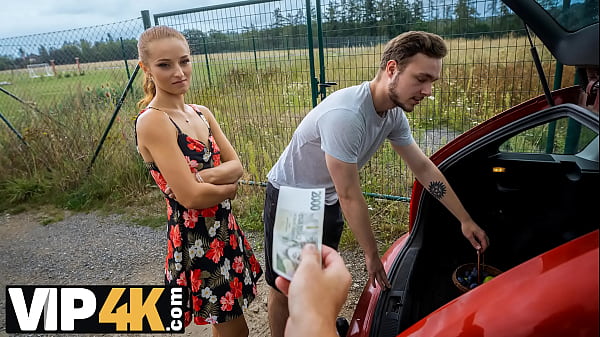 Image HUNT4K. Red riding hood is good in sucking big cocks and riding them