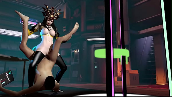 Image 3D sexy Asian robot wearing sexy lingerie got her wet pussy fucked so hard